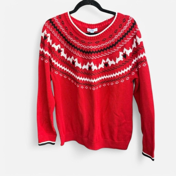Charter’s Club Red Christmas Sweater - Picture 1 of 3